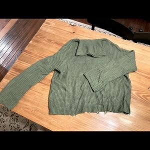 Oversized Bell Sleeve Turtleneck Sweater